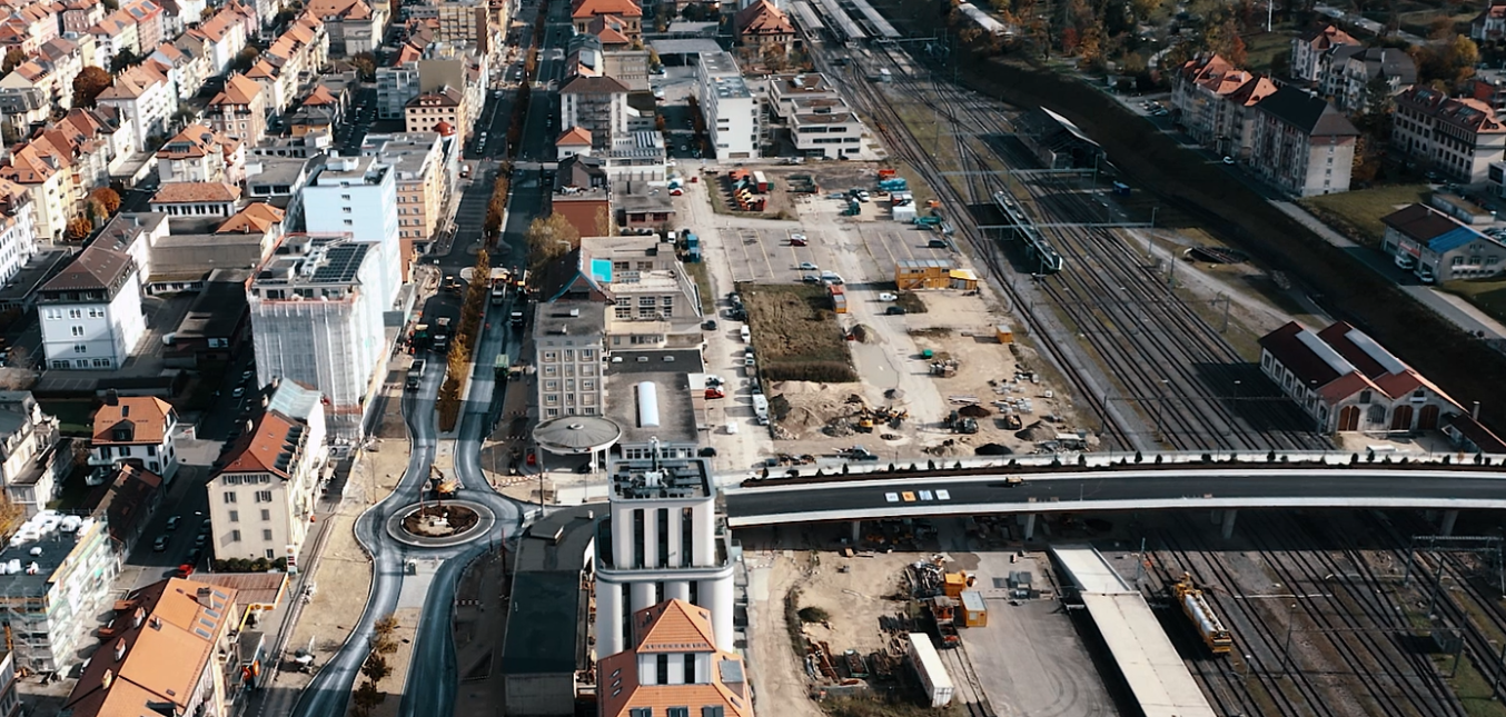 Avenue Léopold-Robert à La Chaux-de-Fonds